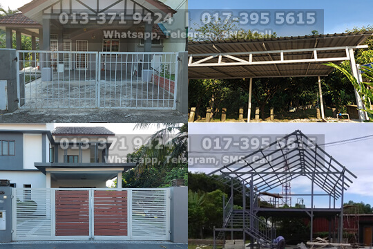 Tj Steel Works Grill Pagar Awning Semua Kerja Besi